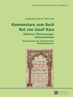 cover image of Kommentare zum Buch Rut von Josef Kara